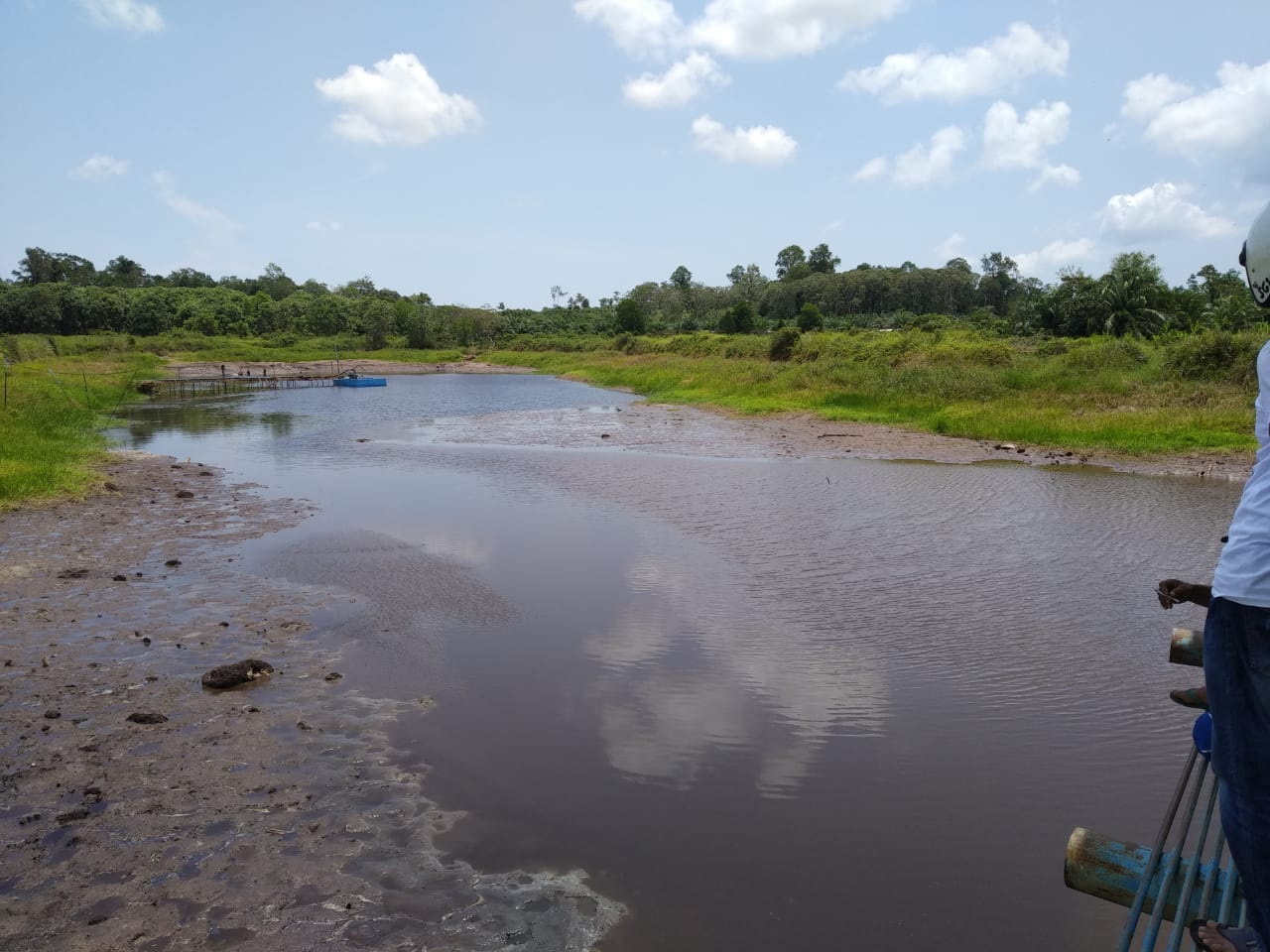 Air Waduk Sumber Air Baku PDAM Bengkalis Mulai Mengering